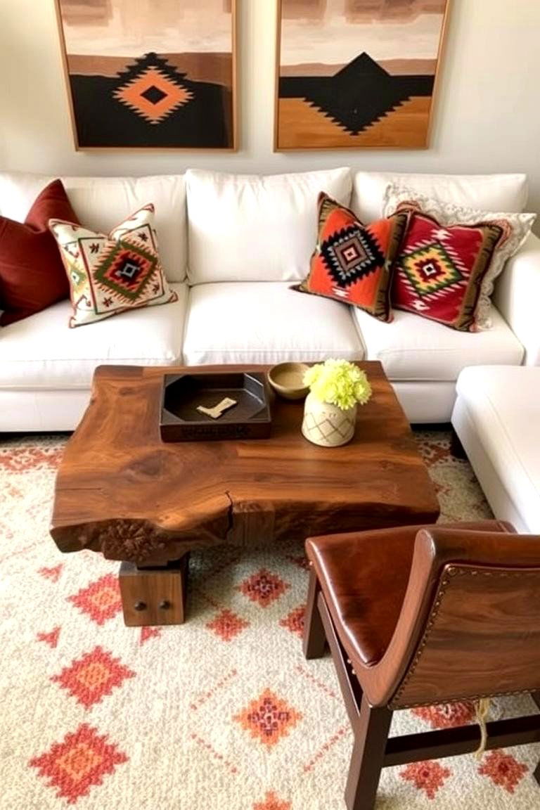 Combine Modern and Traditional Elements - 24 Southwestern Living Room Ideas