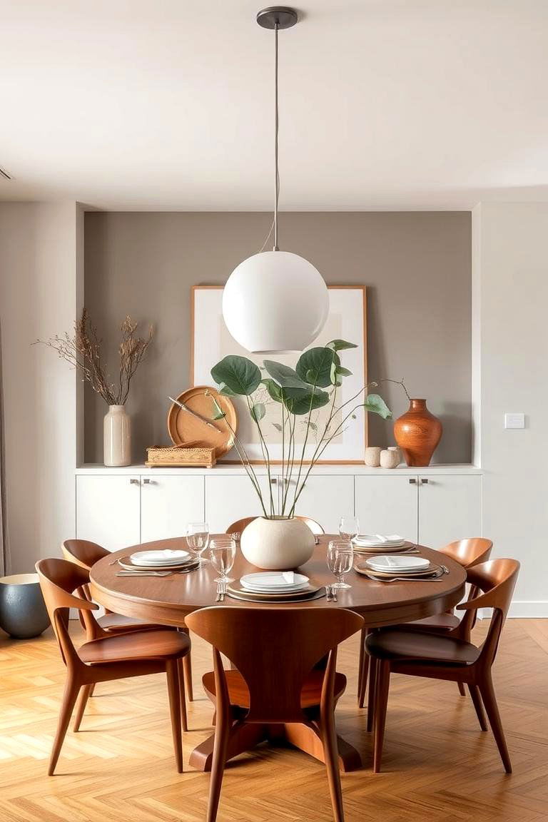 Combining Traditional and Modern Elements - 24 Mid-century Modern Dining Rooms