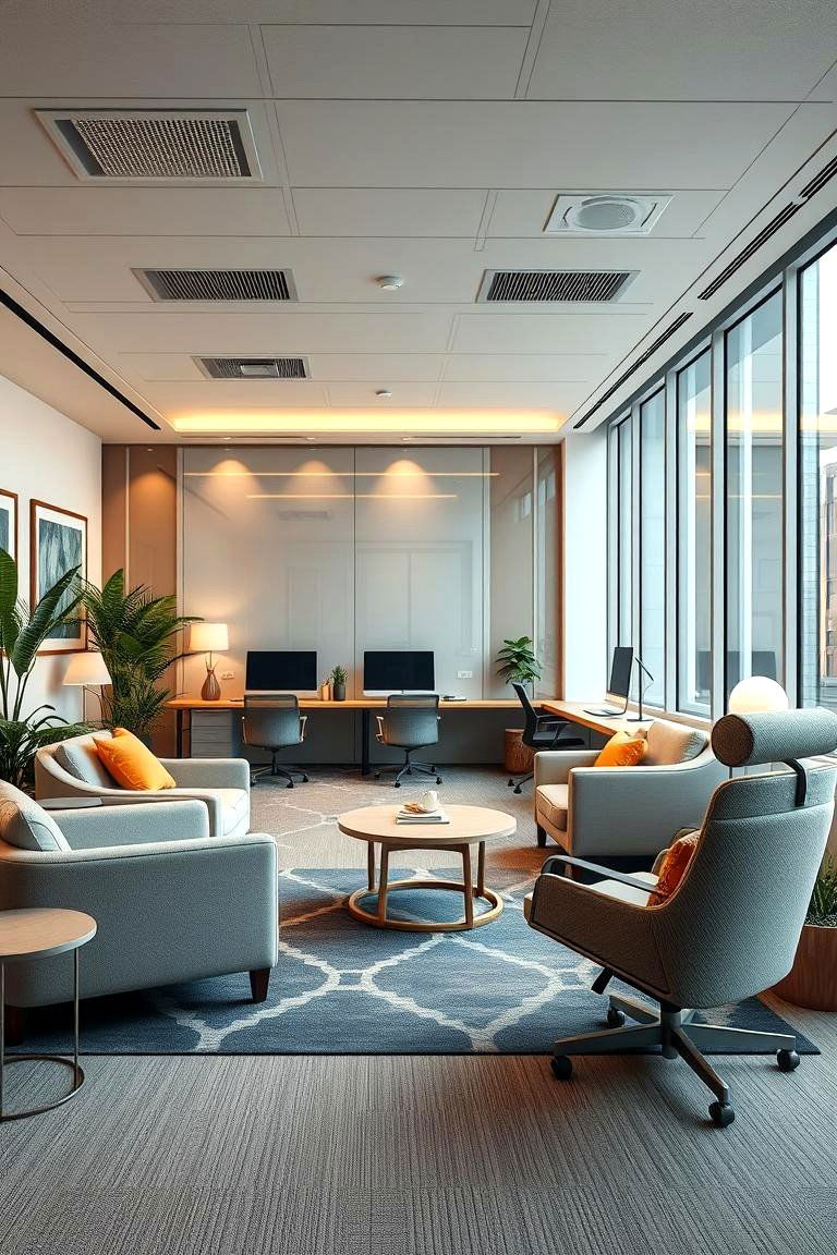 Comfort Centric Office - 24 Home Office Ideas for Him
