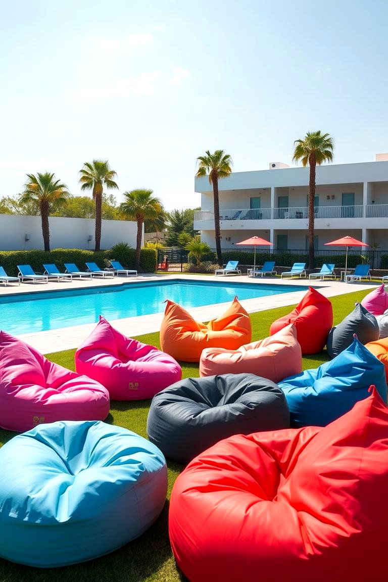 Comfortable Bean Bag Chairs - 24 Garden Seating Ideas