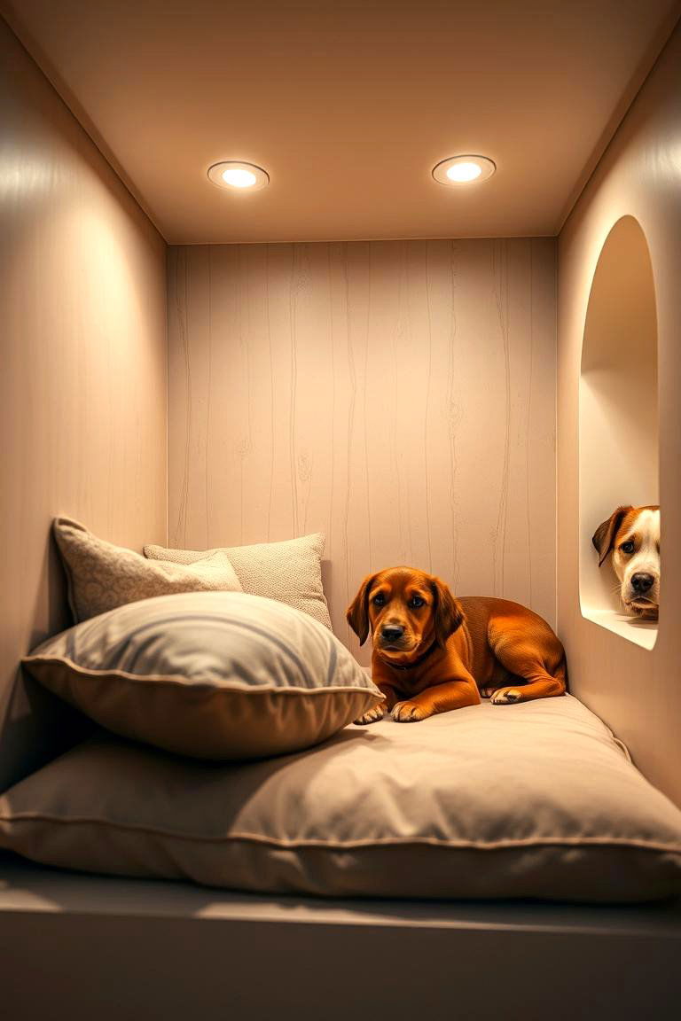 Comfortable Canine Nook - 24 Dog Room Ideas