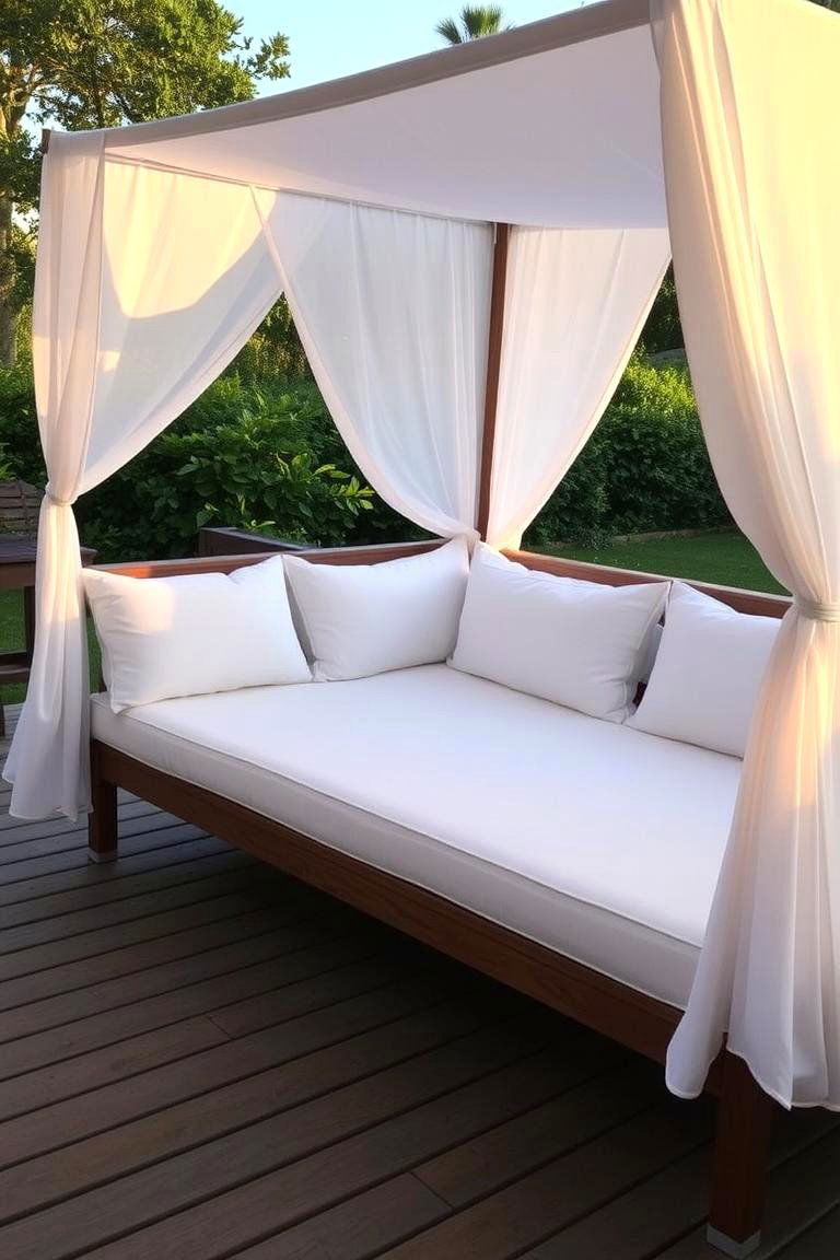 Comfortable Daybed or Swing Bed - 24 Modern Backyard Ideas
