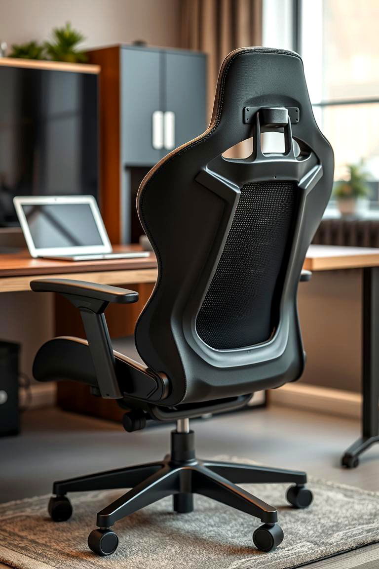 Comfortable Ergonomic Chair for Long Hours - 24 Man Cave Office Ideas