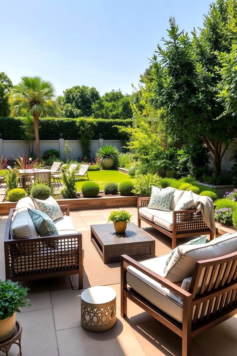 Comfortable Outdoor Lounge Area - 24 Garden Party Ideas
