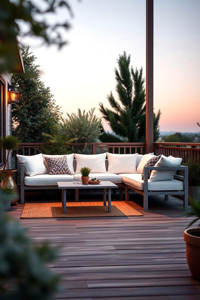 Comfortable Outdoor Sofa - 24 Outdoor Furniture Ideas