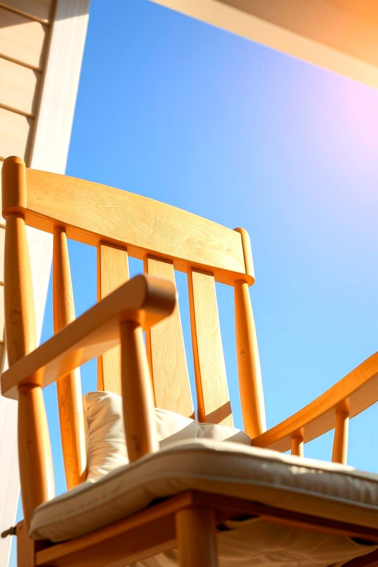 Comfortable Rocking Chair - 24 Garden Furniture Ideas