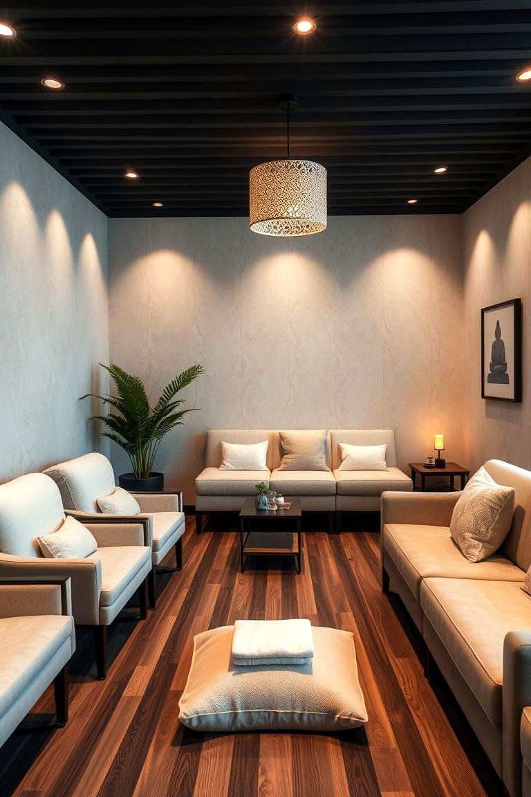 Comfortable Seating Area - 24 Massage Room Setup Ideas