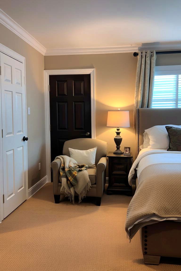 Comfortable Seating Area for Relaxation - 24 Cozy Bedroom Ideas