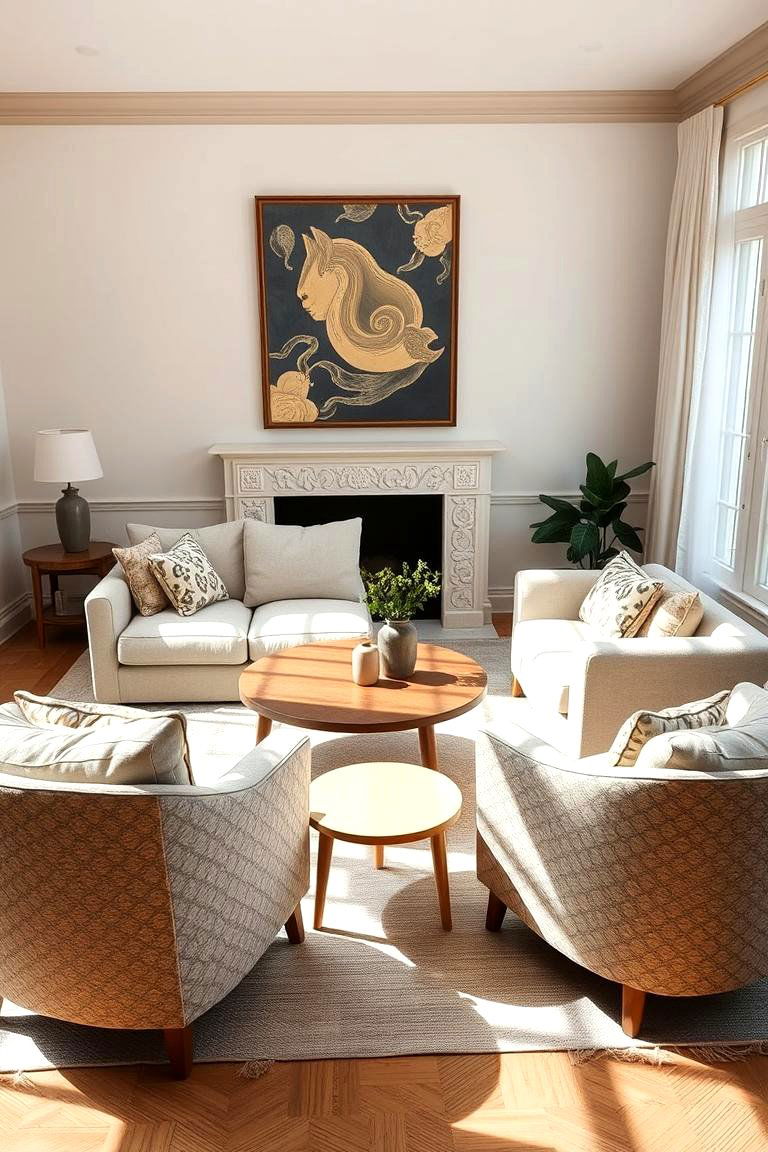 Comfortable Seating Arrangement for Connection - 24 Pinterest Living Room Decor Ideas