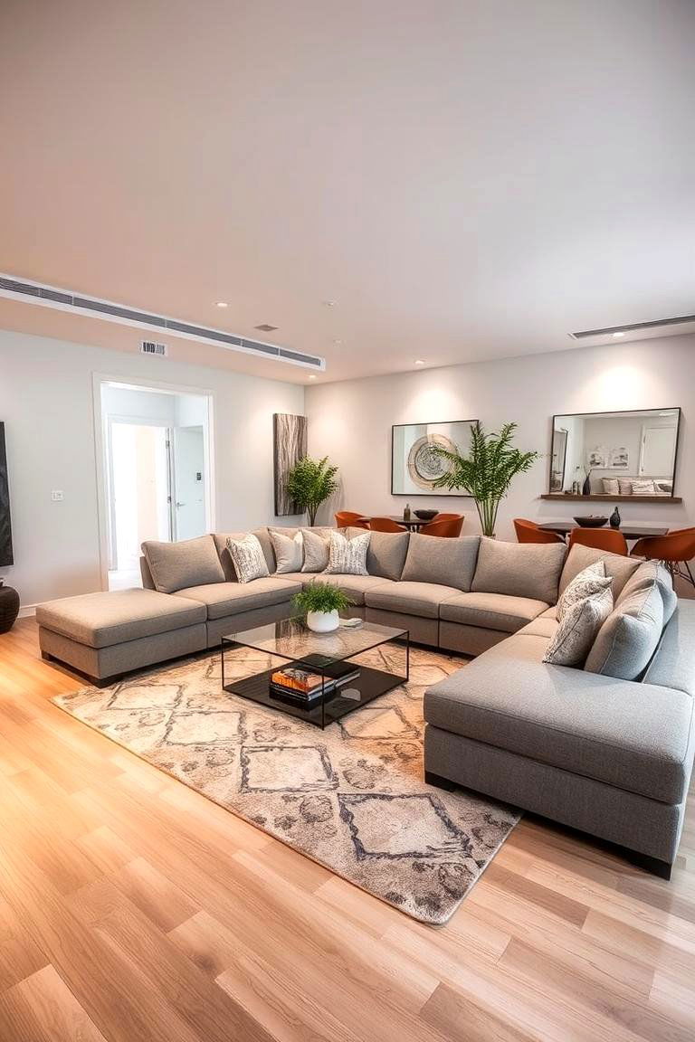 Comfortable Sectional Sofa - 24 Living Room Furniture Ideas