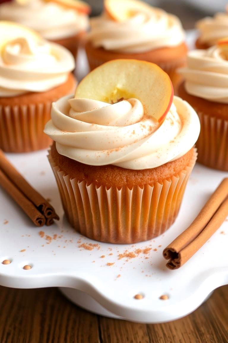 Comforting Apple Cinnamon Spice - 24 Wedding Cupcake Ideas