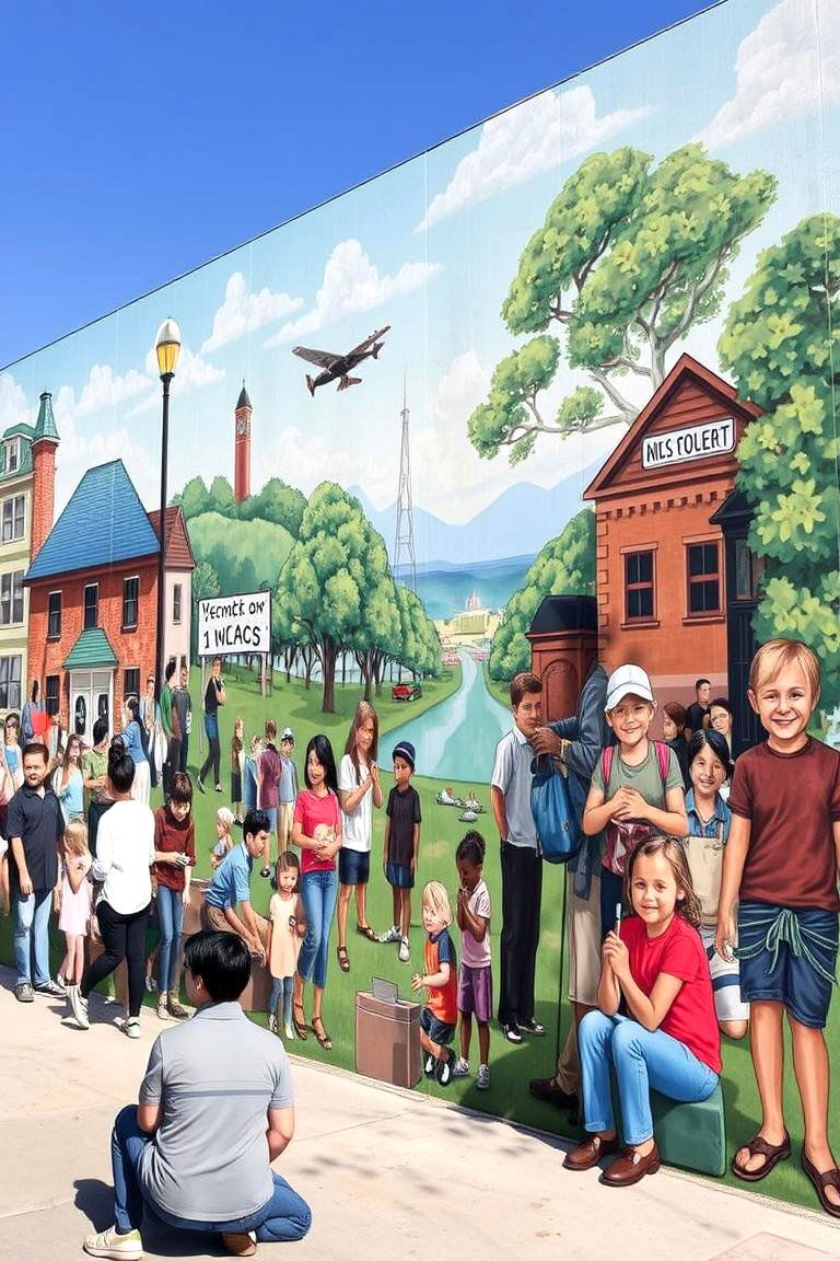 Community Engagement and Legacy - 24 School Mural Ideas