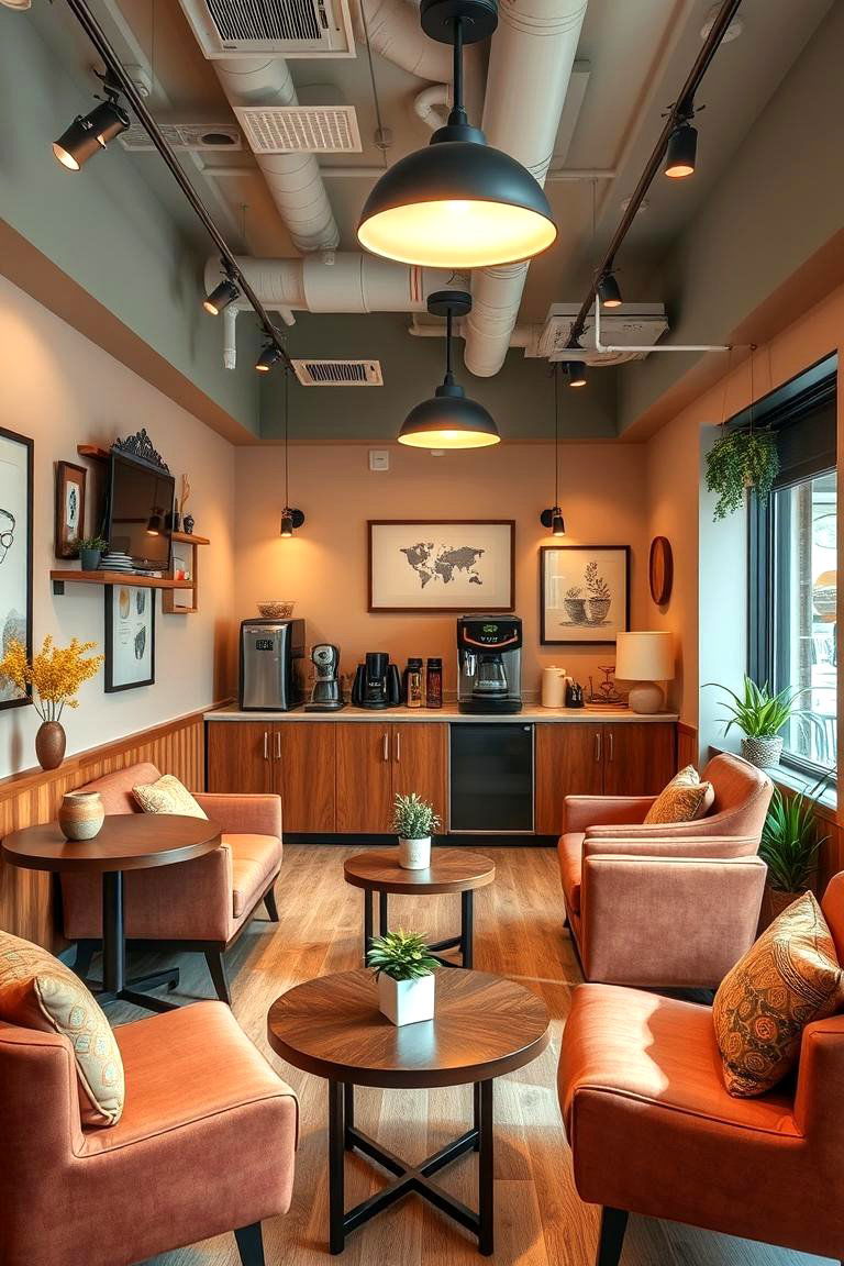 Community Focused Coffee Nook - 24 Office Coffee Station Ideas