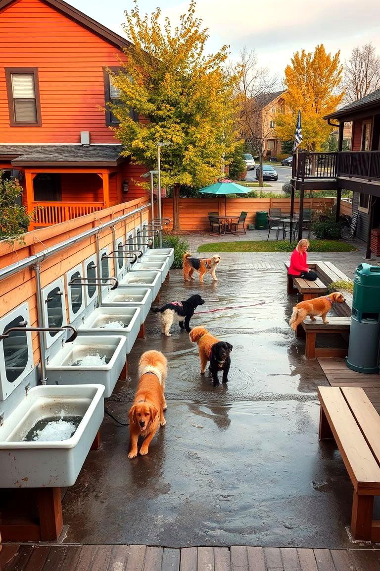 Community Focused Dog Wash Spot - 24 Dog Wash Station Ideas