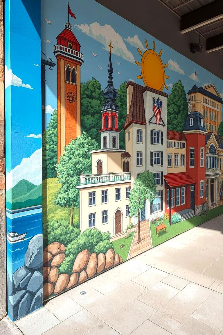 Community Heritage and Landmarks - 24 School Mural Ideas