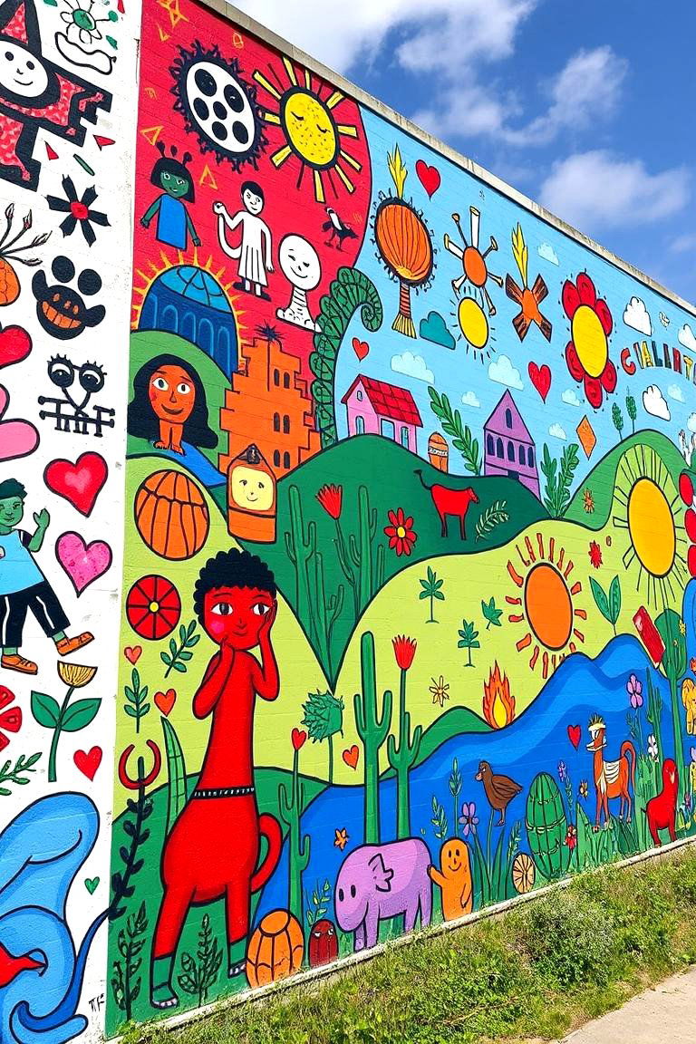 Community Inspired Murals - 24 Library Murals