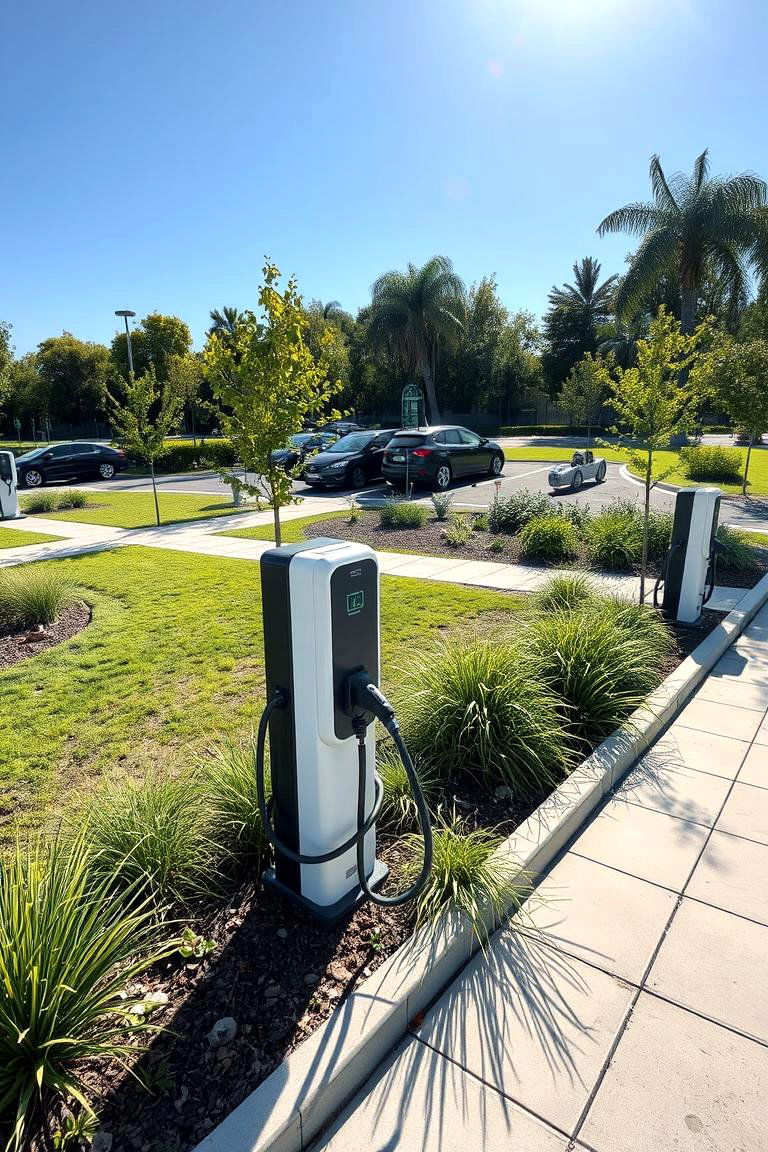 Community Park Charging Hub - 24 charging station ideas