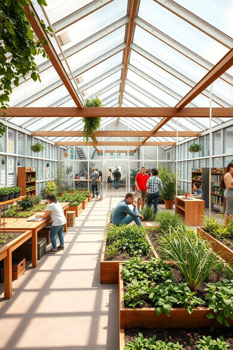 Community Workshop Greenhouse - 24 Greenhouse Room Ideas