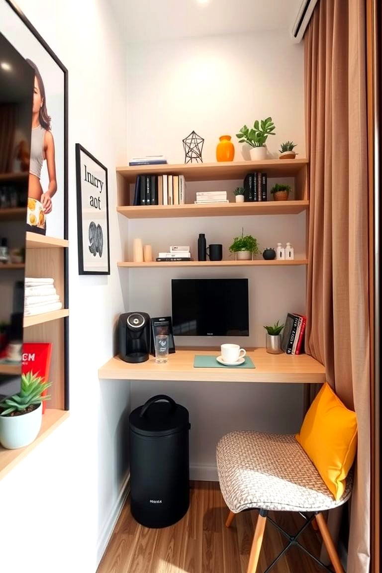 Compact Apartment Coffee Corner - 24 Coffee Station Ideas