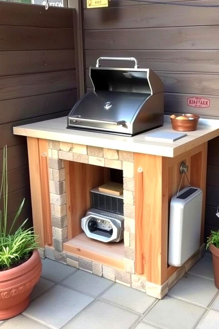 Compact BBQ Island for Small Spaces - 24 Bbq Island Ideas