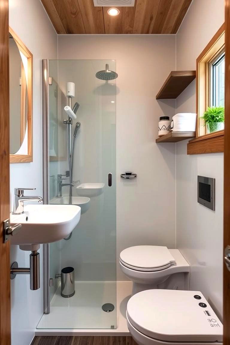 Compact Bathroom Innovations - 24 Tiny House Design Ideas