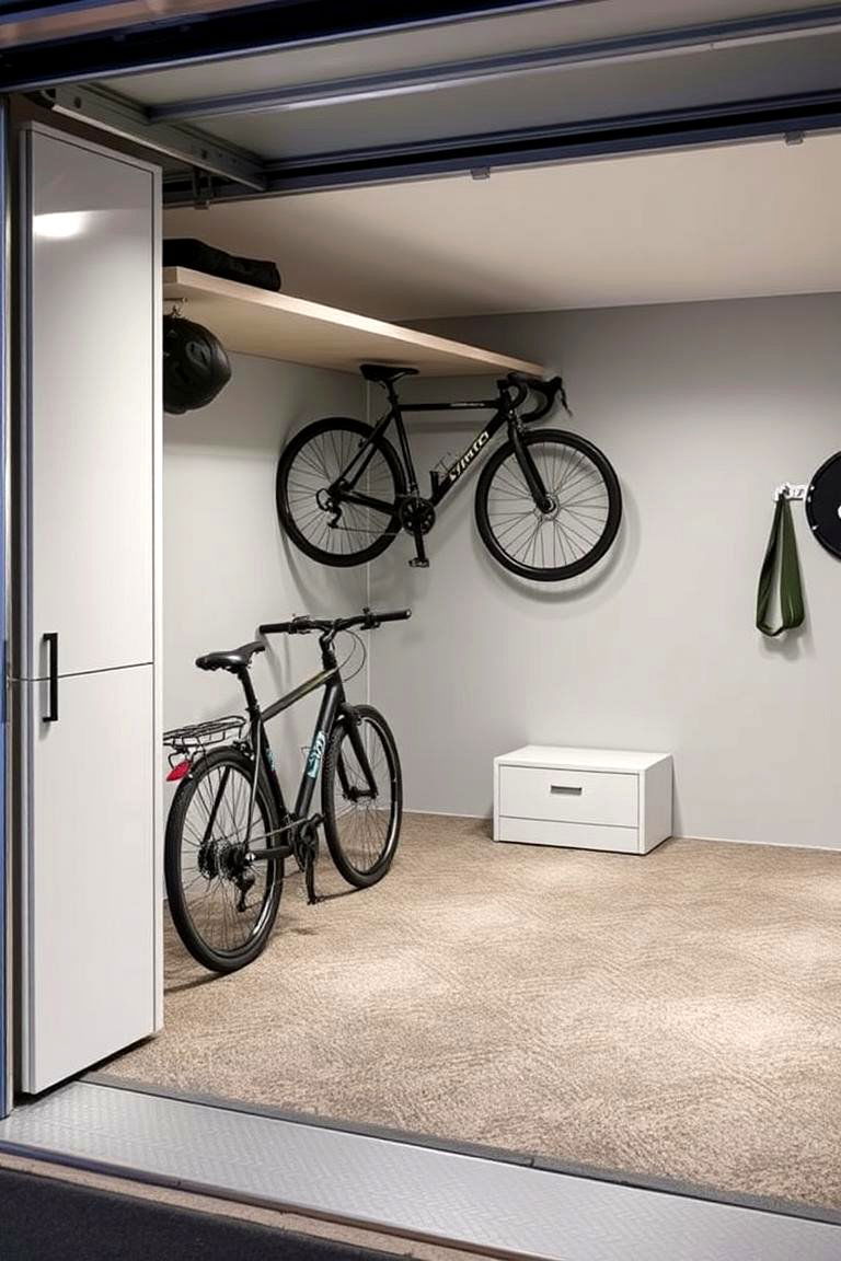 Compact Bike Storage Boxes - 24 Garage Bike Storage Ideas
