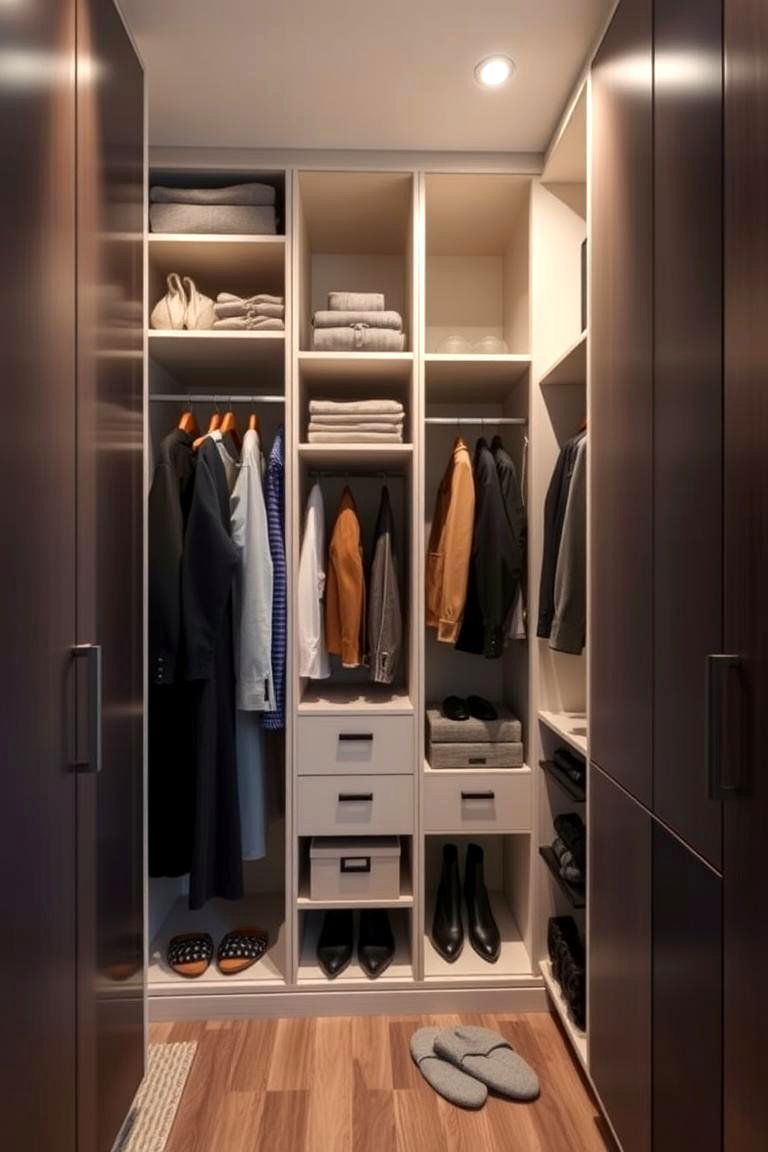 Compact Built in Wardrobe for Small Spaces - 24 Built-in Wardrobes Ideas