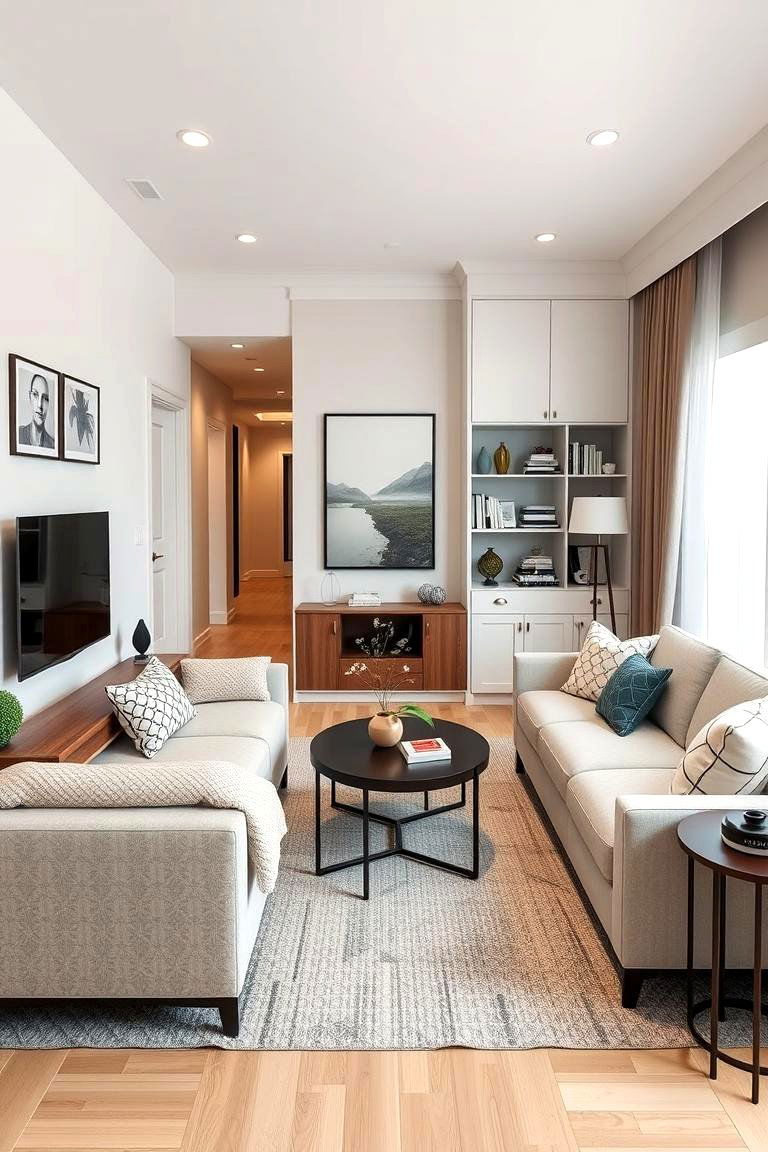 Compact Contemporary Parlor - 24 Parlor Room Ideas