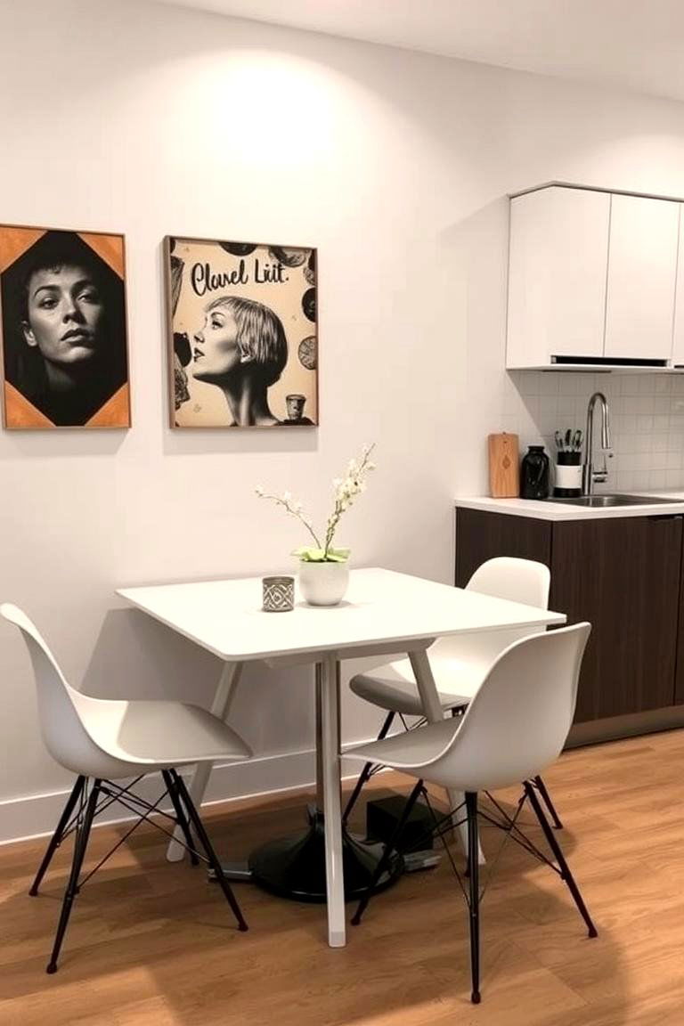Compact Corner Table - 24 Eat in Kitchen Ideas