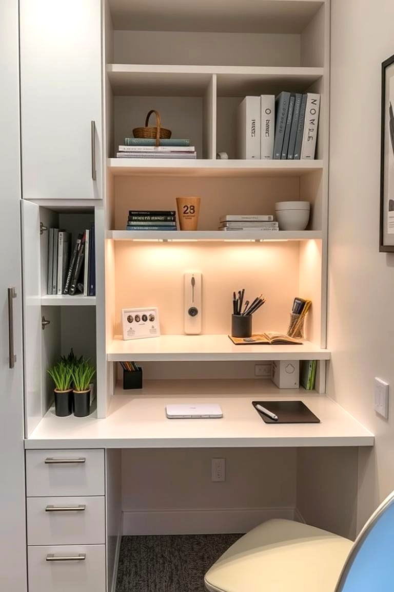 Compact Desk Setups - 24 Small Home Office Ideas