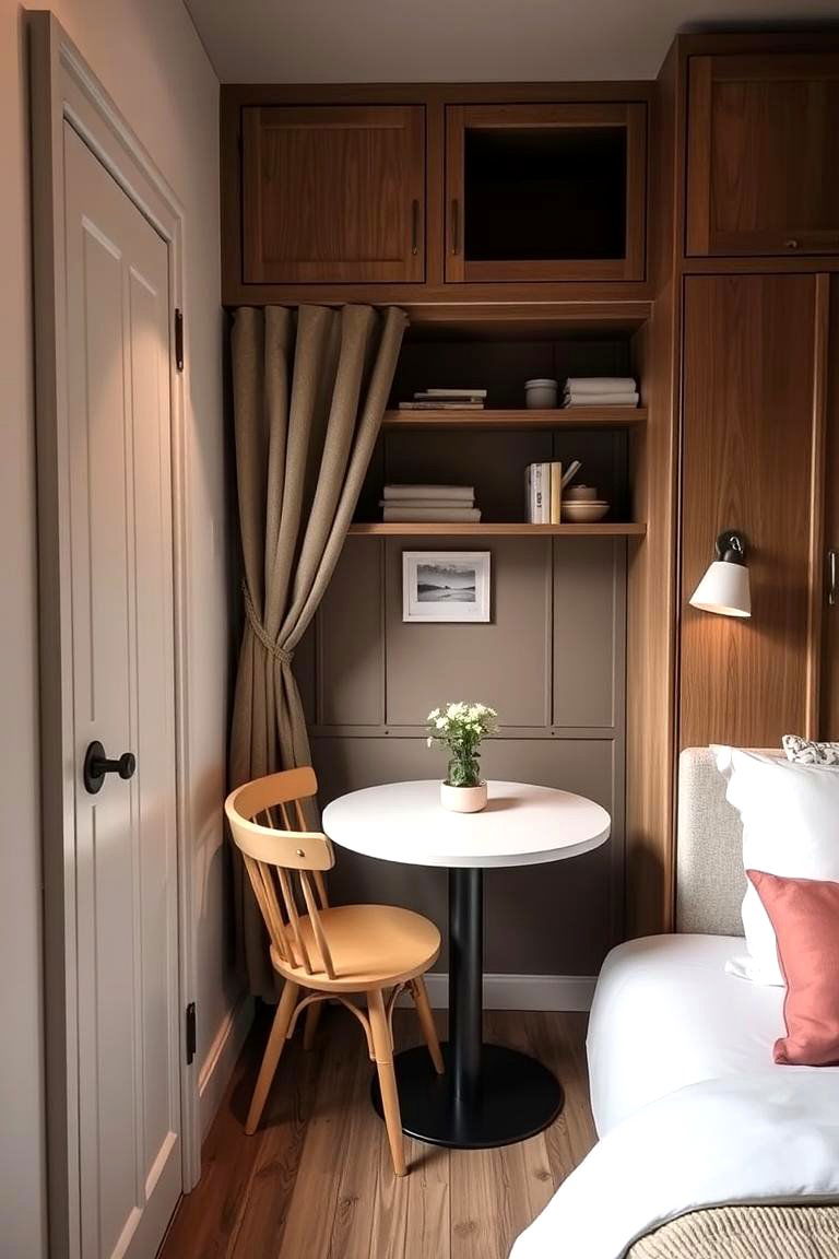 Compact Dining Nooks - 24 Small Bedroom Ideas