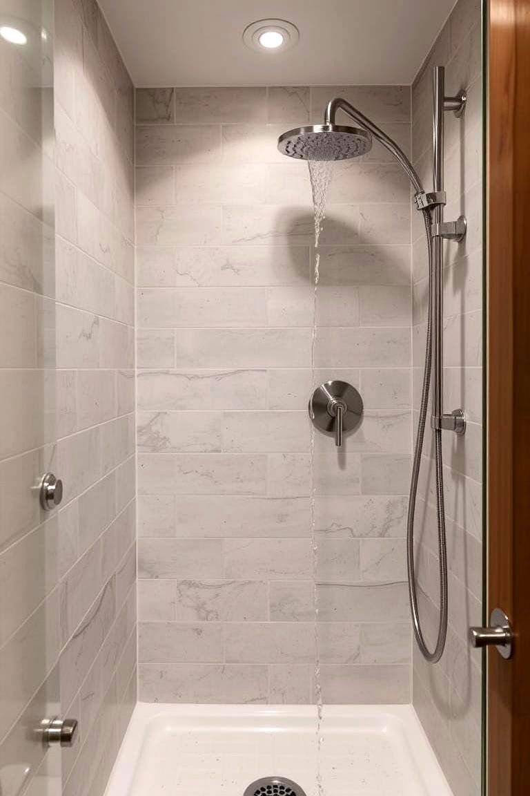 Compact Eco Friendly Shower - 24 Bathroom Shower Ideas