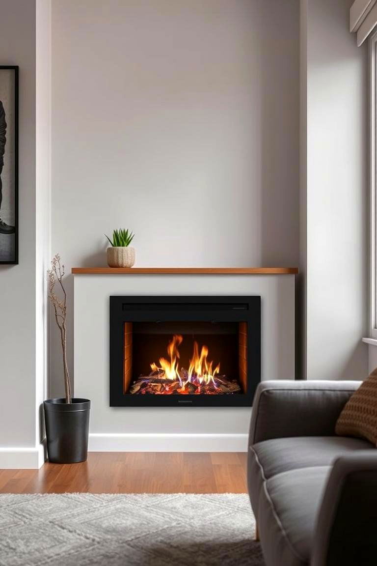 Compact Efficiency Gas Fireplace - 24 Corner Gas Fireplace Ideas