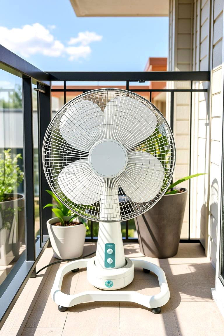 Compact Energy Efficient Fan - 24 Patio Fan Ideas
