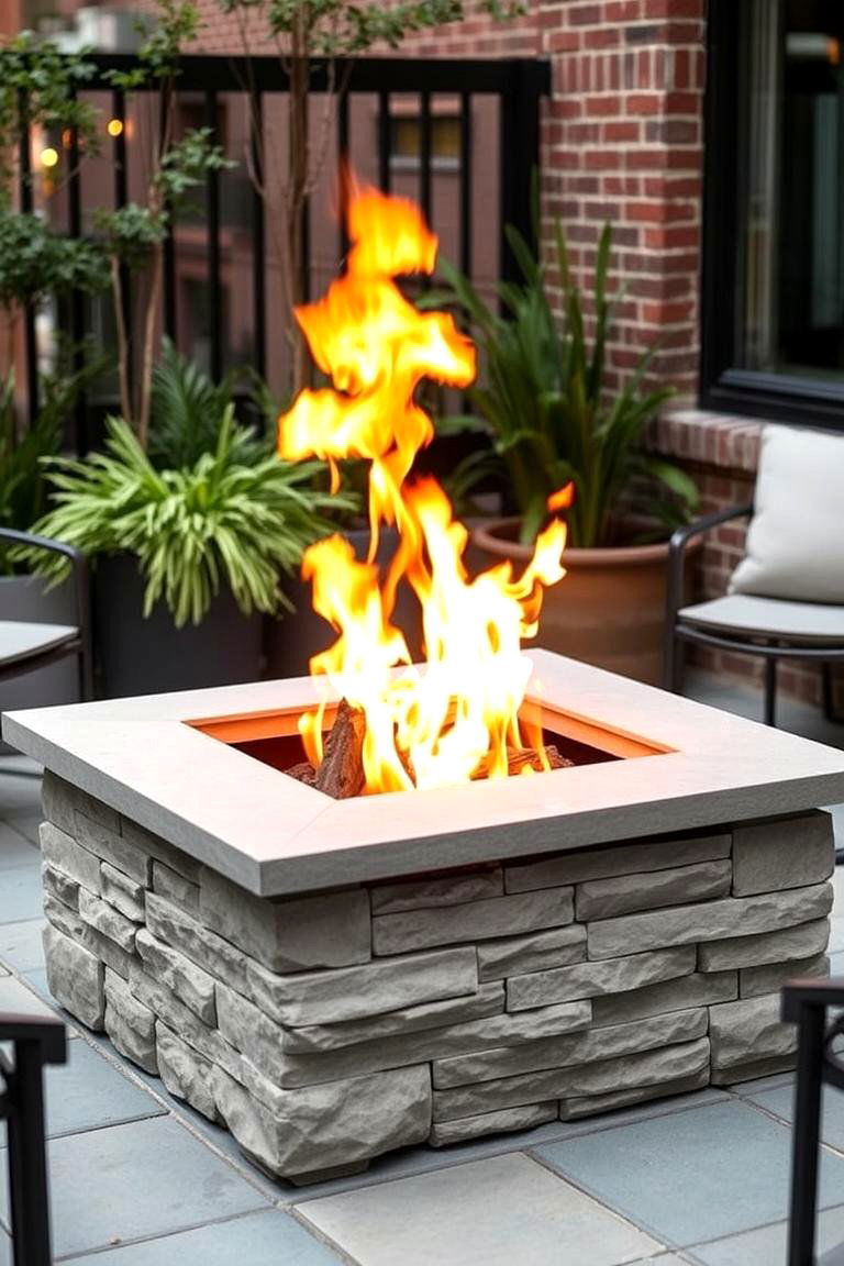 Compact Fire Pit for Small Spaces - 24 Boulder Fire Pit Ideas