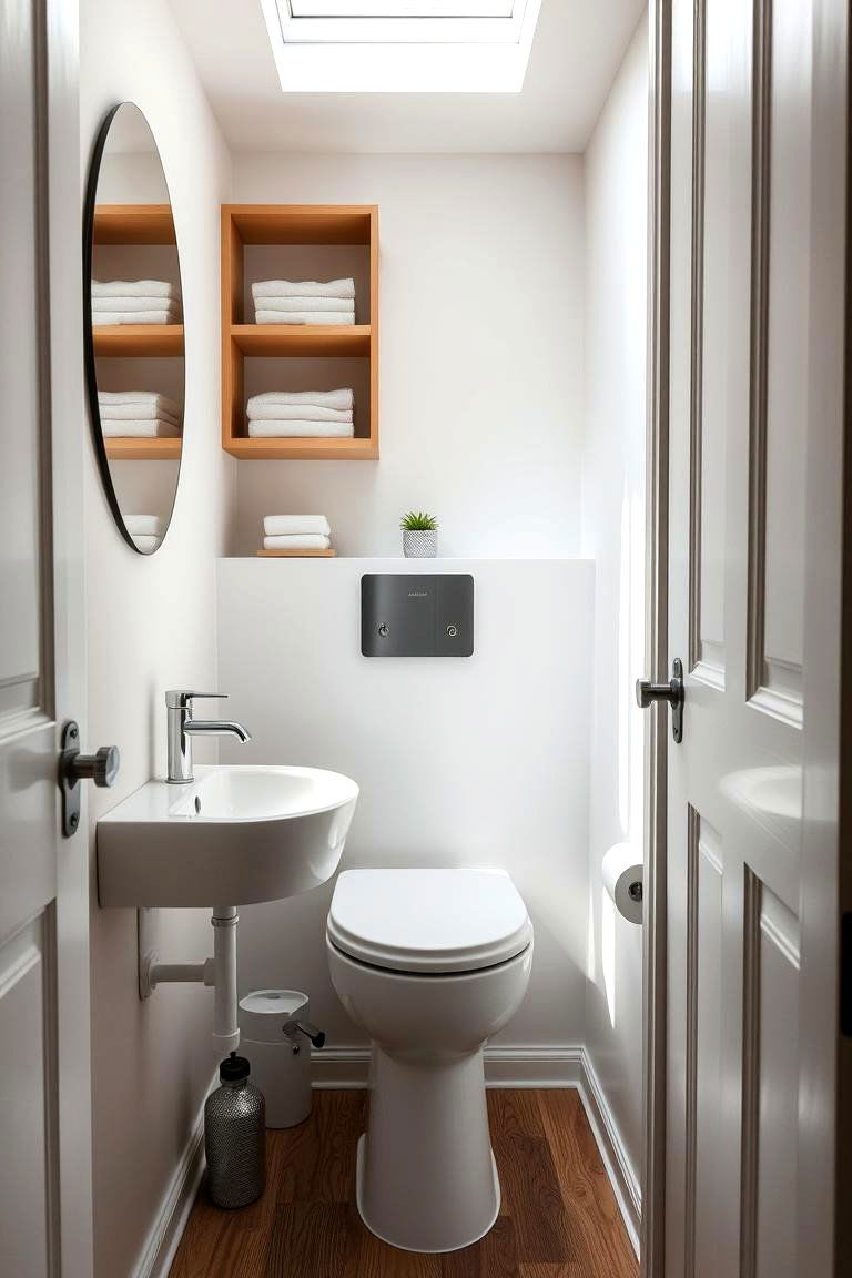 Compact Fixture Mastery - 24 Downstairs Toilet Ideas