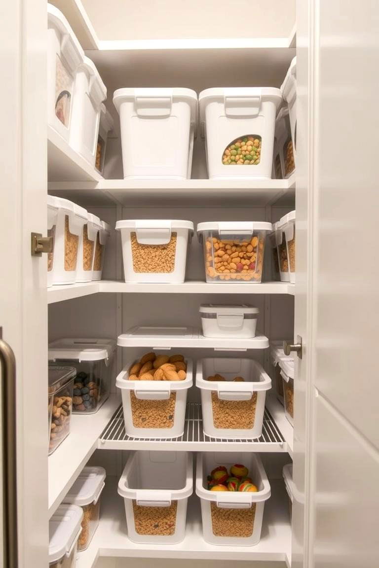 Compact Food Bins - 24 Small Pantry Ideas
