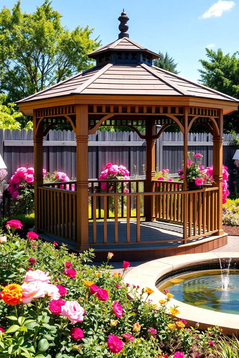 Compact Garden Gazebo - 24 Backyard Gazebo Ideas