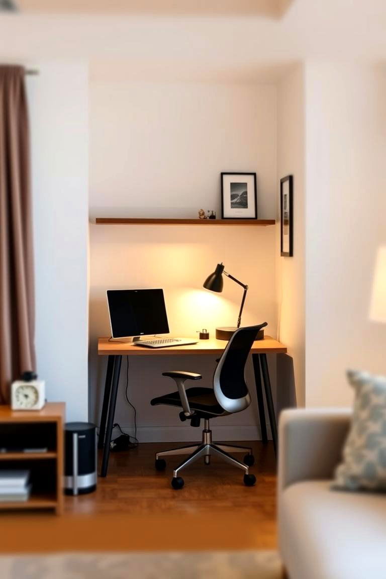 Compact Home Office Nook - 24 Living Room Nook Ideas