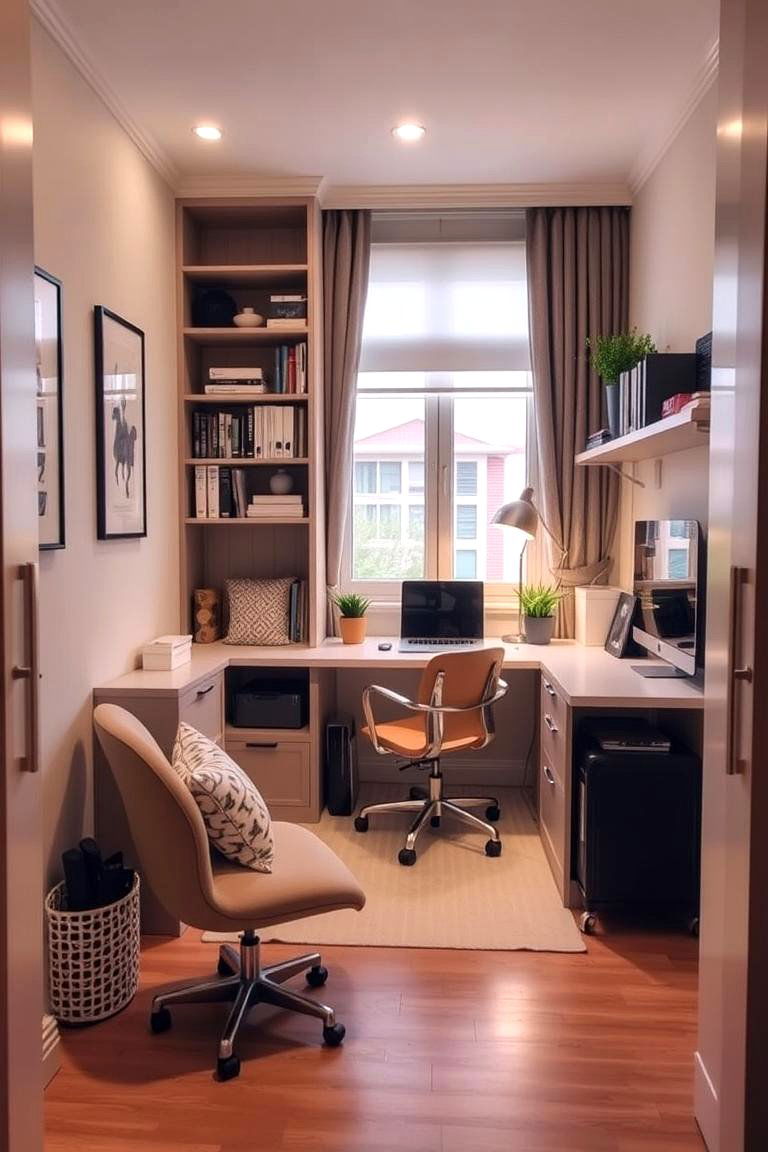 Compact Home Office for Small Spaces - 24 Home Office Ideas for Her