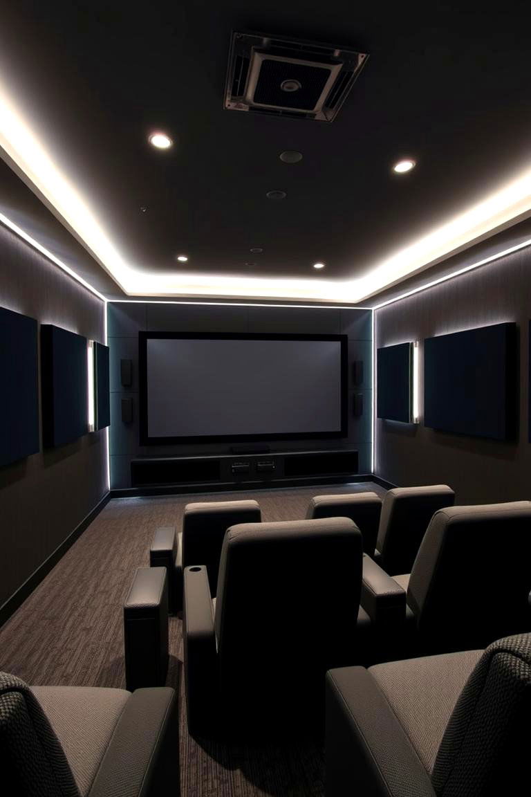 Compact Home Theater Box Room - 24 Box Room Ideas