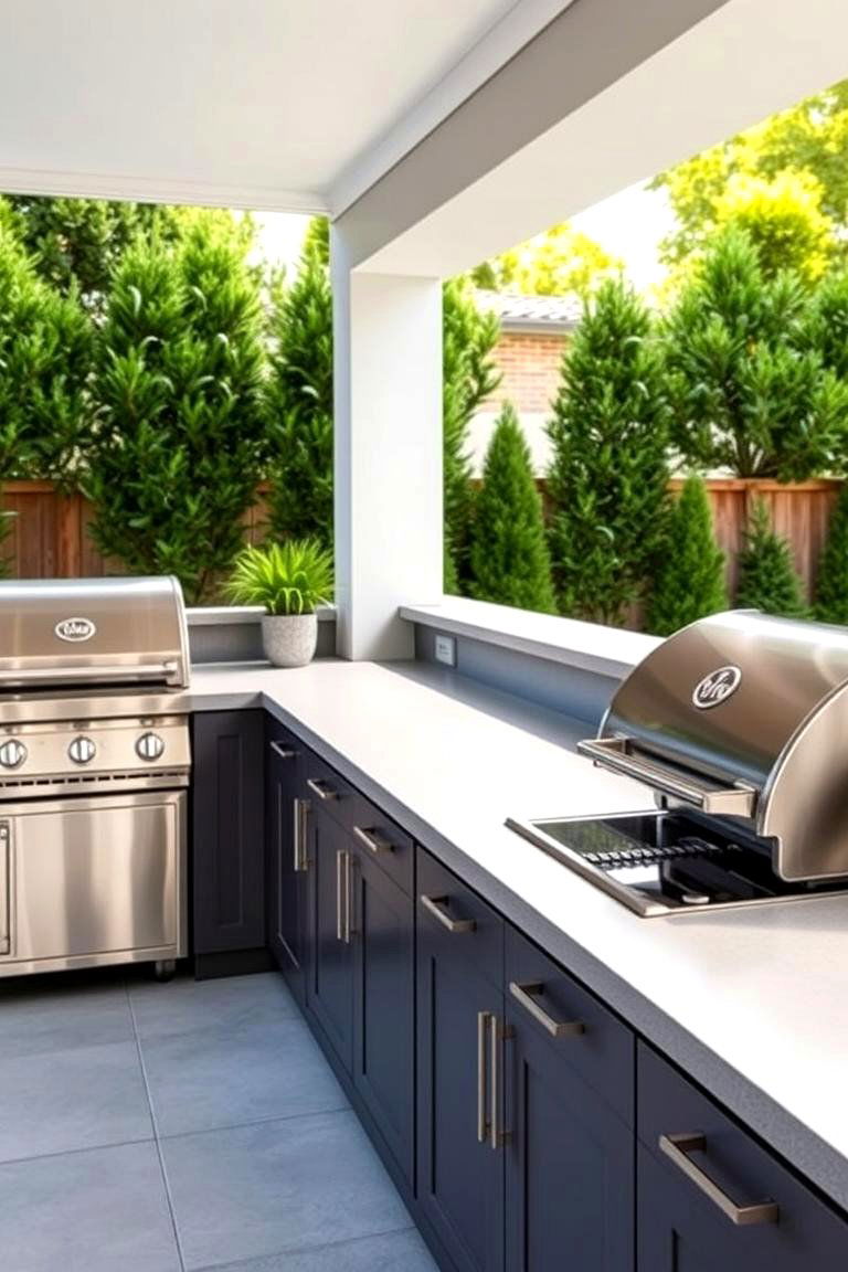 Compact Laminate Countertops - 24 Outdoor Kitchen Countertop Ideas