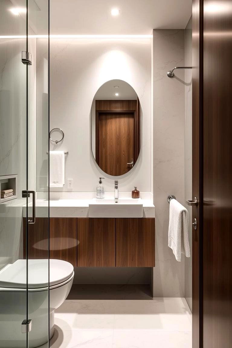 Compact Luxury for Small Spaces - 24 Barndominium Bathroom Ideas