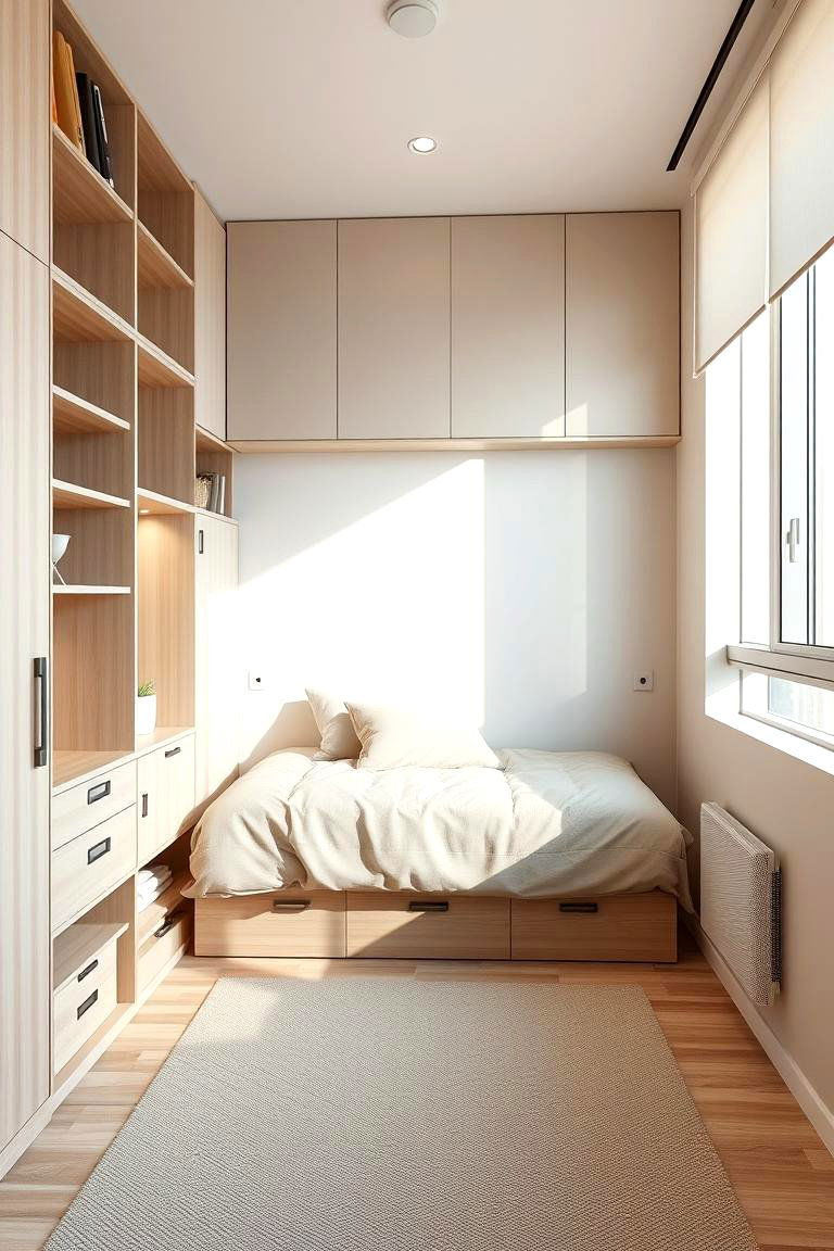 Compact Minimalist Design - 24 Student Bedroom Design Ideas