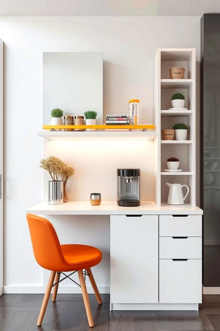 Compact Modular Coffee Spot - 24 Office Coffee Station Ideas