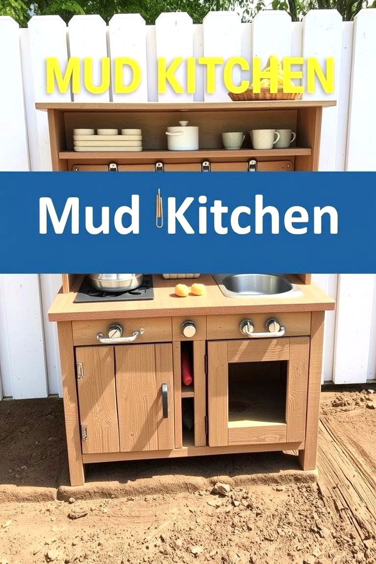 Compact Mud Kitchen for Small Spaces - 24 Mud Kitchen Ideas for Kids