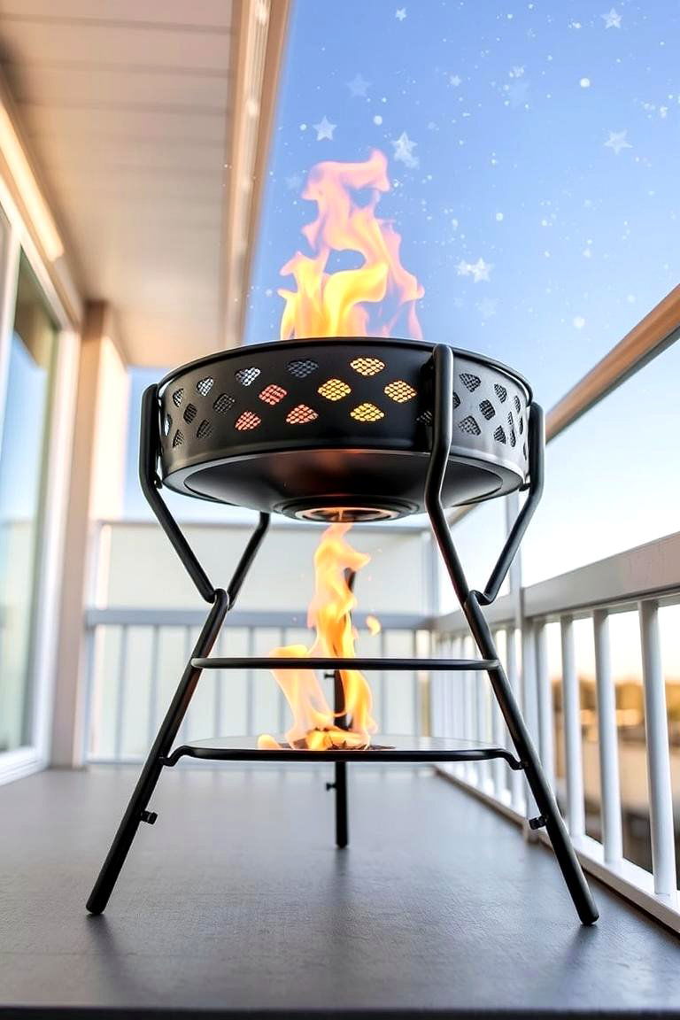 Compact Portable Metal Fire Pit - 24 Metal Fire Pit Ideas