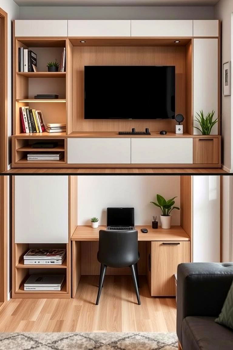 Compact Smart Tv Nook - 24 Tv Room Ideas