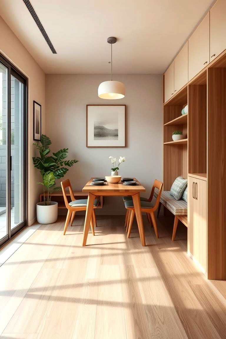 Compact Space Efficiency - 24 Japanese Dining Room Ideas
