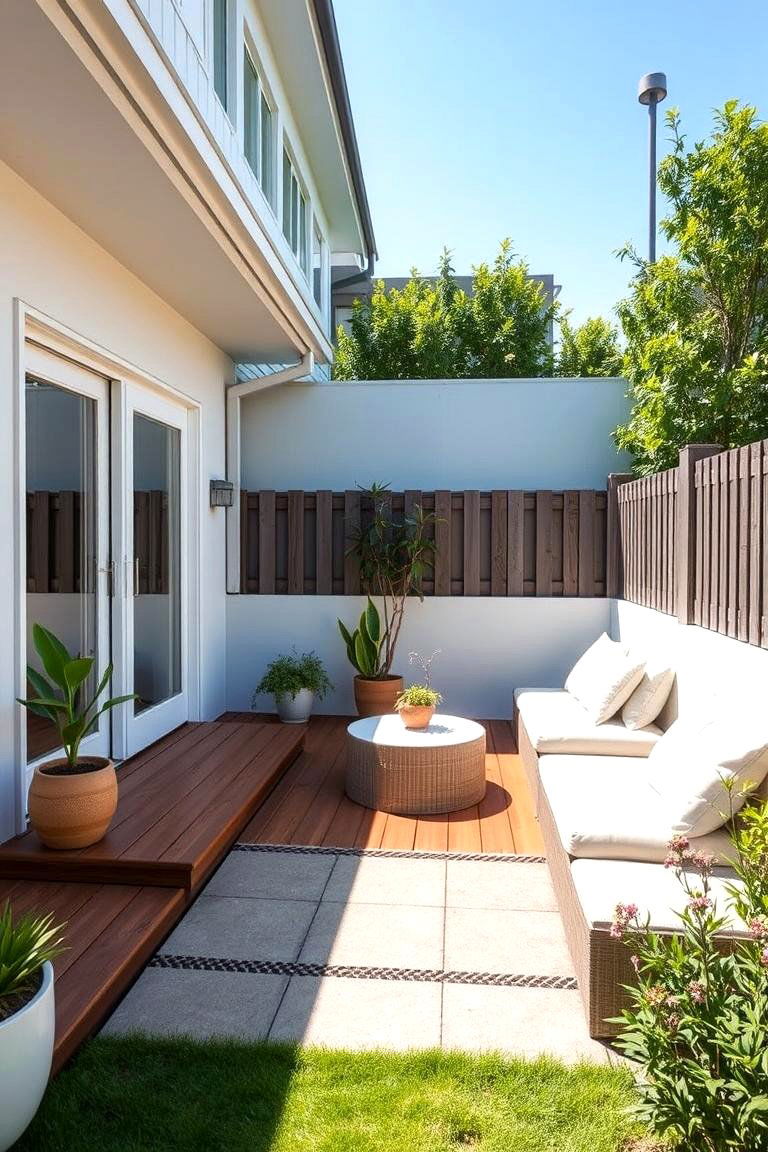 Compact Space Maximization - 24 Deck and Patio Combination Ideas